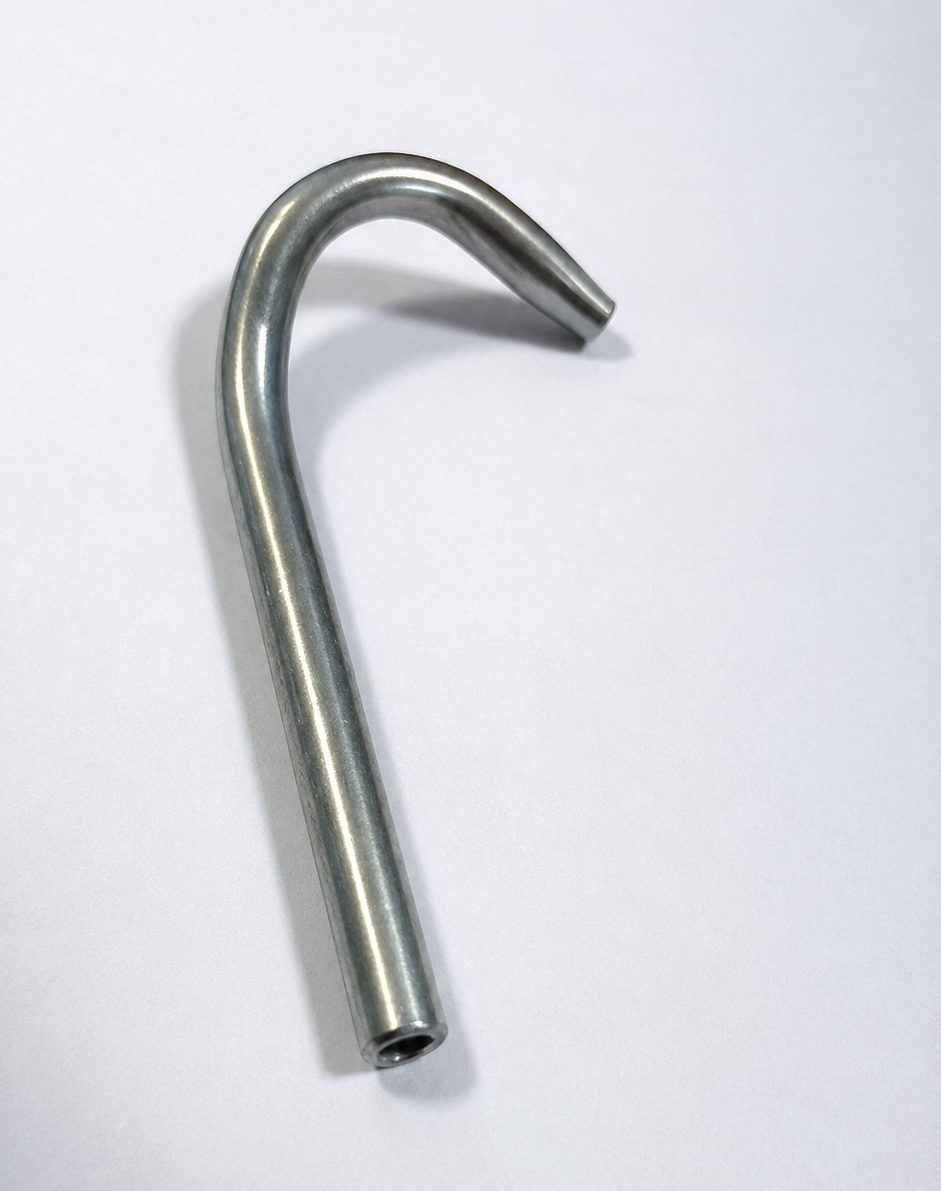 Stainless steel hook bend component