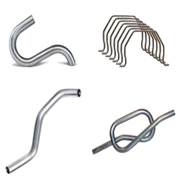 Range of stainless bent tubes